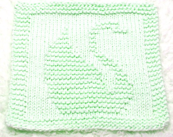 Knitting  Cloth Pattern  -  SAMMY THE SWAN -  pdf
