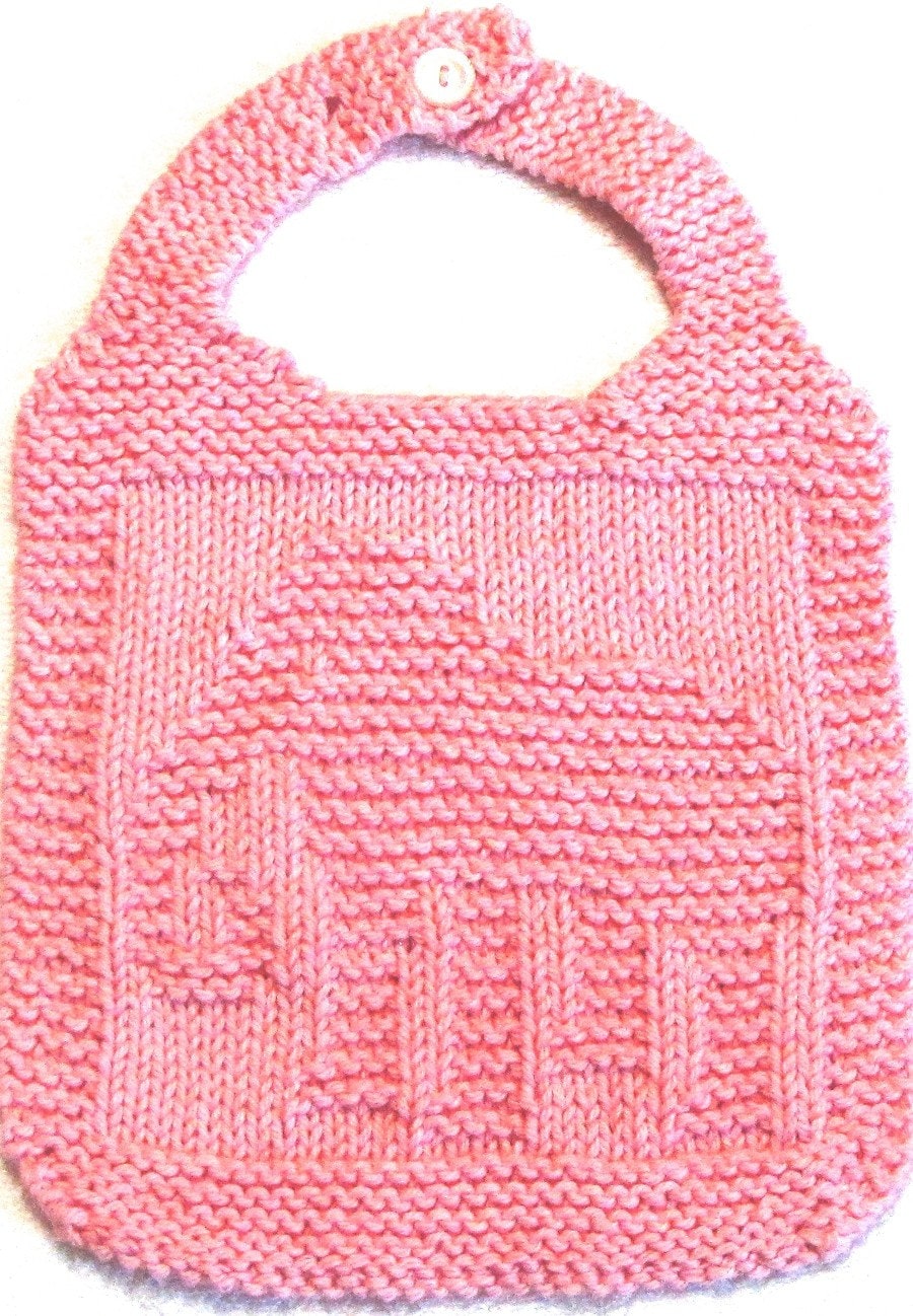 Knitting BIB Pattern ELEPHANT PDF