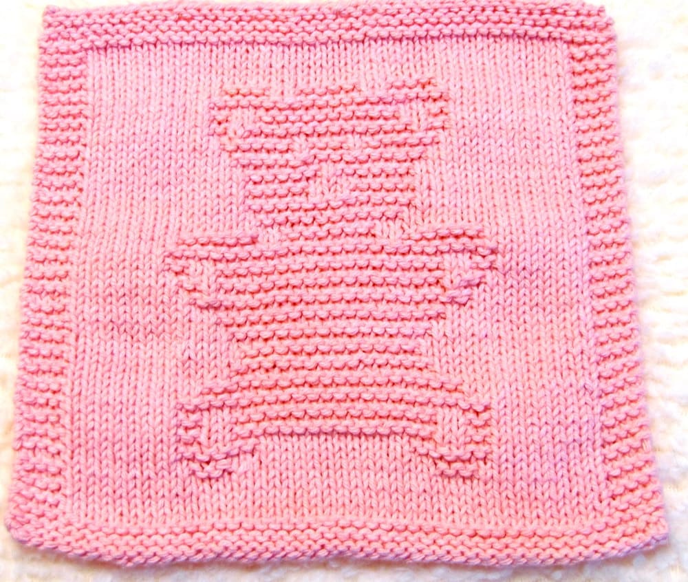 Large Knitting Cloth Pattern TEDDY BEAR PDF