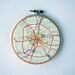 Map Art, Embroidered Map of Rome