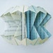 Folded Book Art Sculpture