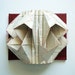 Folded Book Sculpture Embroidered
