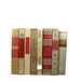 Vintage Books Grey Tan Taupe Red for Wedding Decor Photography Prop