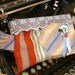 Ravonne Vintage Tie Wristlet in yellow, red, blue, mint, vintage lace, & dainty trinkets