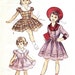 RESERVED RESERVED Advance 5578 Girls Dress Double Breasted Bodice Gathered Skirt Breast 26 c 1950