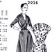 SALE 25%OFF Coupon: MOVING2012 Mail Order 2938 Bust 34 Misses Day or Evening Dress c 1950s or 1940s UNCUt