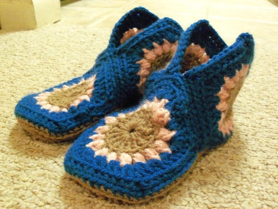 Granny Square Slippers