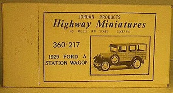 Ho scale model a ford #8
