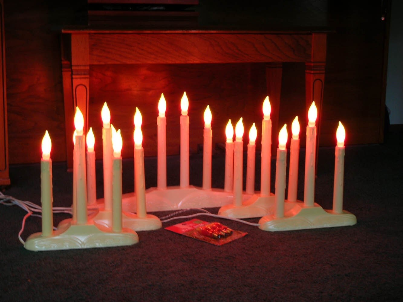 5 Electric Candle Holders / Candelabras 23 by vintageartsupplies