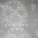 Set of 6 Vintage Pretty White Linen Damask Napkins Clover with Ribbons Design 20 1/2" x 21"