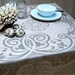 Linen tablecloth -Versailles- Eco-friendly, damask linen, home and living,