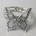 Silver Fairy/ Butterfly Hinged Bracelet