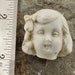 Vintage German Doll Head damaged for altered art, or jewelry making