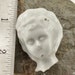 Vintage German Doll Head damaged for altered art, or jewelry making