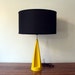 Mid Century Modern Laurel Yellow Lamp