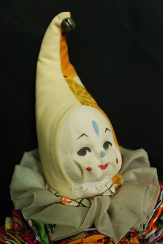 harlequin clown doll