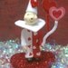 Valentine Clown Miniature