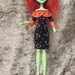 Cherry print dress for monster high dolls