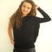 Asymmetrical tunic with one sleeve style
