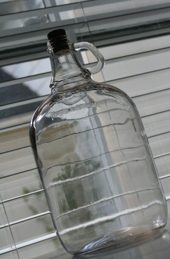 Gallon Glass Jug with Cork