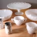 Vintage Milk Glass Dinnerware Collection Completely Functional