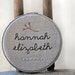 Custom Personalized Hoop Art - Baby's Name, Your Name, Any Name - Nursery Decor Baby Name Art