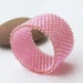 Pink Rose Custom Delica Ring