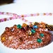 Dream. Boho chic bead wire crochet pendant. OOAK Fashion gift idea Colorful tbteam spteam under 75