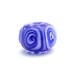 Ming Blue Owl Eyes Lampwork Focal Bead Number 2 in Series