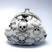 Skull - Small clutch / Coin purse (S-068)