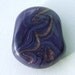 Purple Princess - sparkly lampwork focal bead