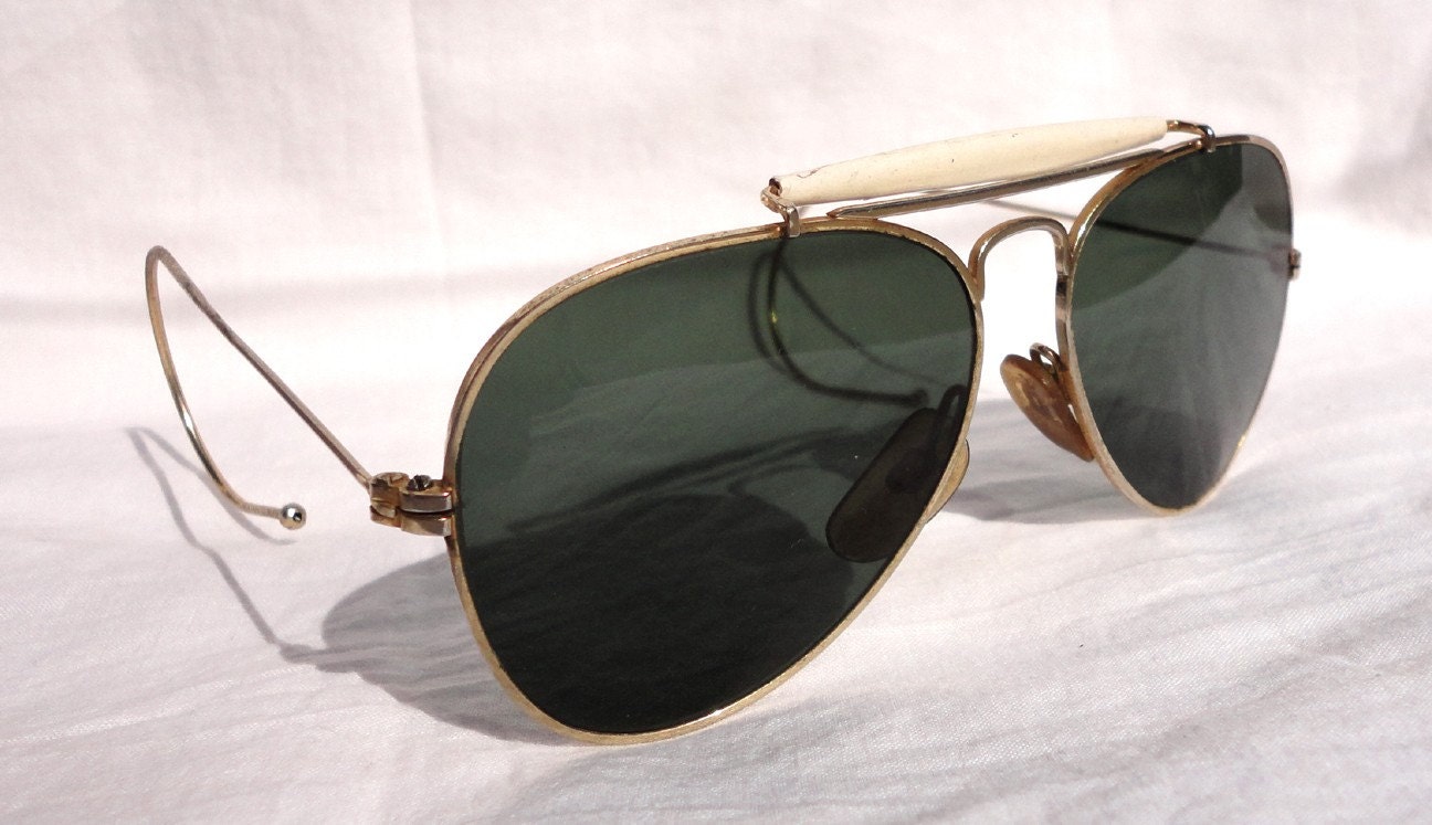 Bollywood Aviator Wire Wrap Ear Hook Sunglasses New Vintage