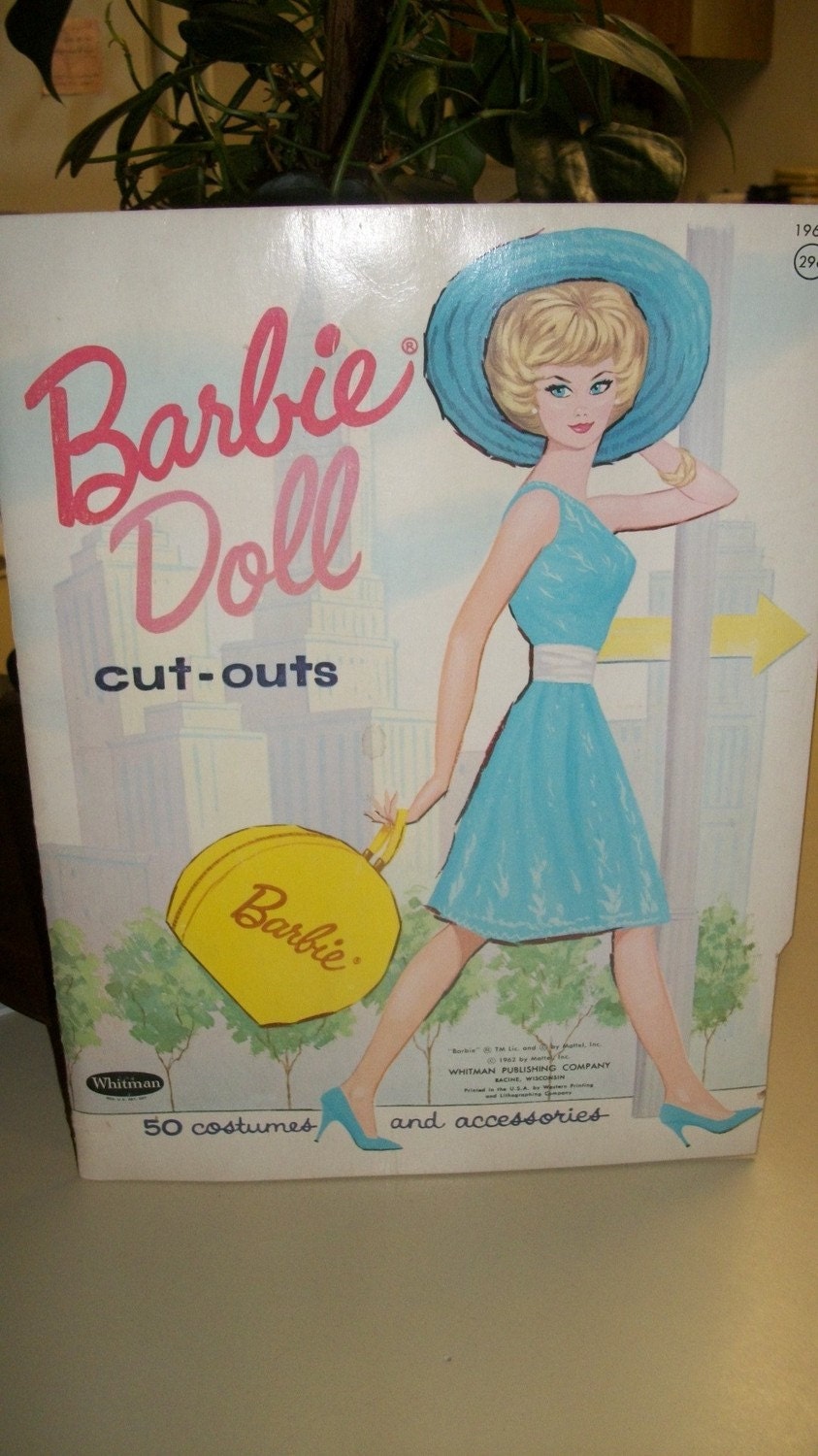 Vintage Barbie Doll Cut Outs 1963