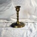 Vintage Brass Candlestick, Candle Stick Holder, Etched Solid Brass Made in China