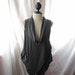 Voyage Goddess Romantic Stormy Spartan Traveller Warrior Misty Rain Gray Drape Dreamy Classy Chic Dress / Top