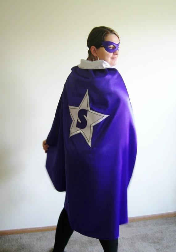 Adult Custom Superhero Cape Super Hero Cape Personalized