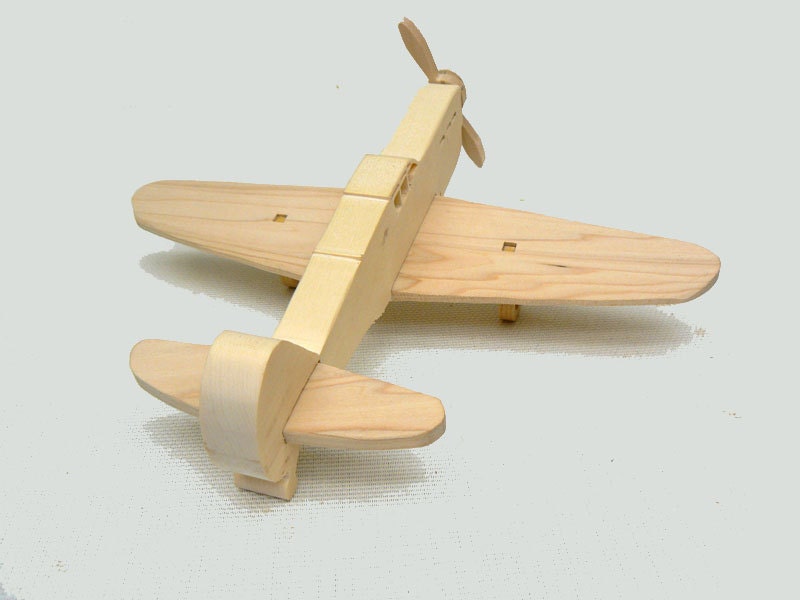 WW2 Fighter Plane Wood Toy