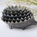 Set of 5 Vintage metal hedgehog ashtray from USSR