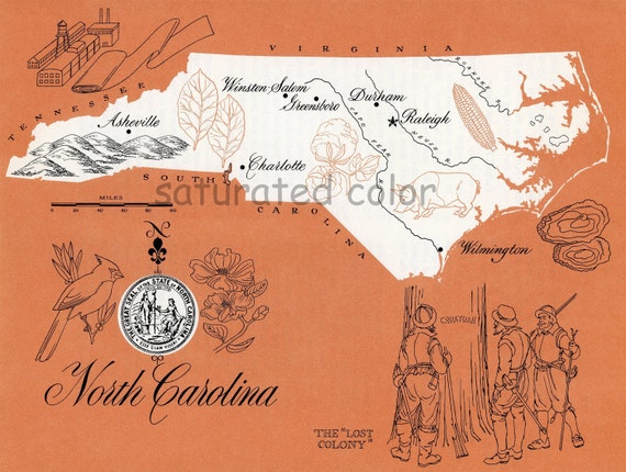 Street map Greensboro North Carolina