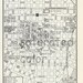 Tulsa OK Oklahoma Map - Vintage 1950s Original Heart of Tulsa OK - Wonderful Old Landmarks & Details