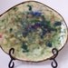 Ceramic Art Tray Abstract Contemporary Mutitone Dish Pottery Decorative Plate