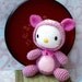Amigurumi Pattern Zodiac Pig - Crochet amigurumi doll pattern/PDF - kitty version
