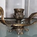 Vintage Italy Phoenix Bird Candle Holder Cast Iron
