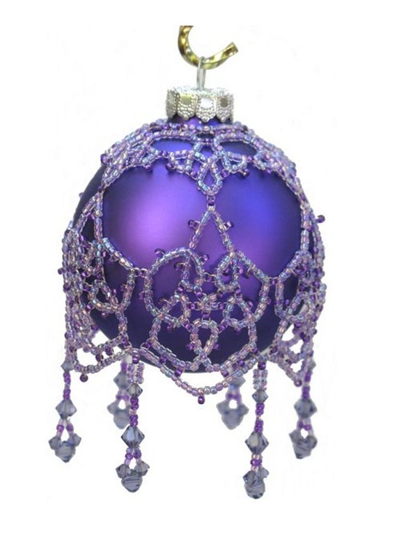 Lace Picot Beaded Ornament Pattern