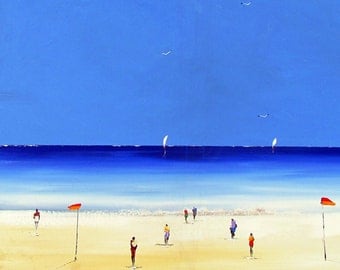 Wonderful Beach - ORIGINAL PAINTING- Australian Painting - Painting on Canvas - Home decor