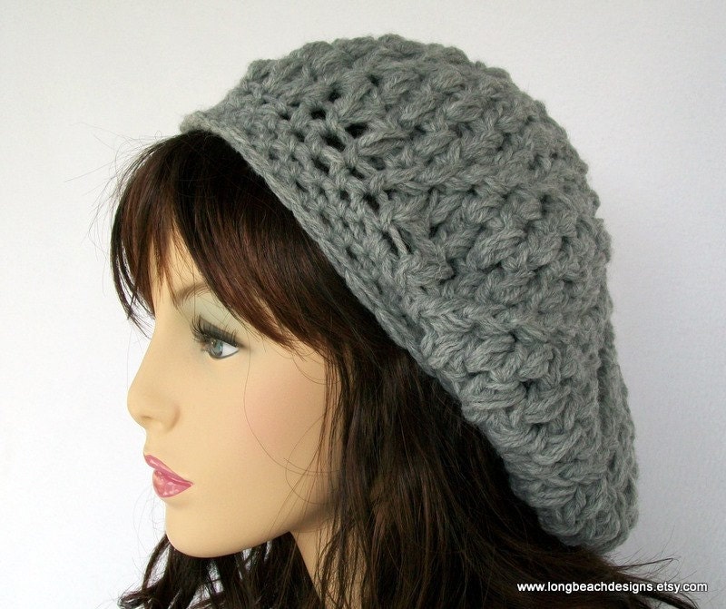 crochet Pattern slouchy hat crochet beret pattern Washington