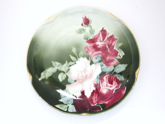 K&G Luneville Porcelain Plate Keller Guerin France by jarmfarm