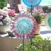 Yard And Garden Art Outdoor Decor Repurposed Upcycled Glass Suncatcher MEG