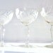 Vintage Champagne Glasses Glassware Elegant Etched Design