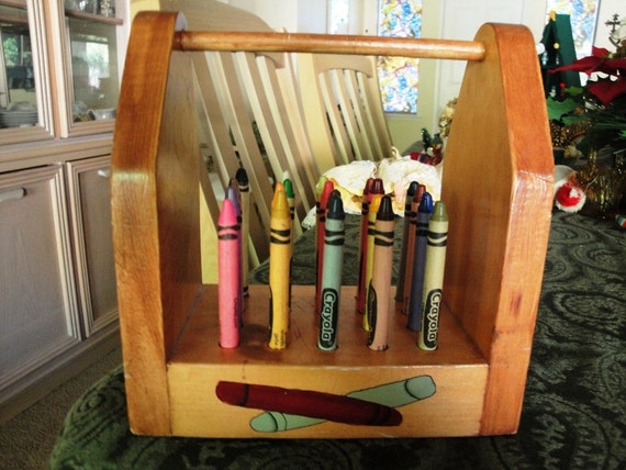 wall mounted crayon holder